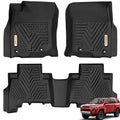 YITAMOTOR Floor Mats Compatible with Toyota 4Runner 2013-2024 & 2014-2023 Lexus GX460, Custom Fit Floor Liners 1st & 2nd Row All Weather Rubber Automotive Mats, Black - style: 13-24 Toyota 4Runner/2014-2023 Lexus GX460
