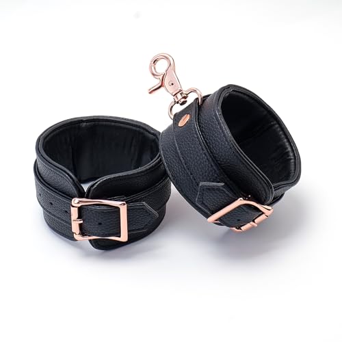Spreader Bar Wooden Black PU Bar Home Gym with 2pcs Furry Black Adjustable Straps,Sports Aid Training Fitness Gear Pilates Aid Kit,Indoor Yoga Set - style: Black-Gold+Black Overlap Kit