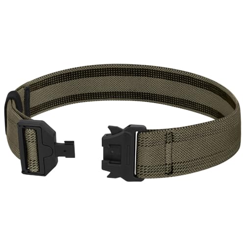 KRYDEX Tactical Leg Strap 1.5" Elastic Thigh Strap for Leg Drop Holster with Quick Release Buckle - color: Ranger Green