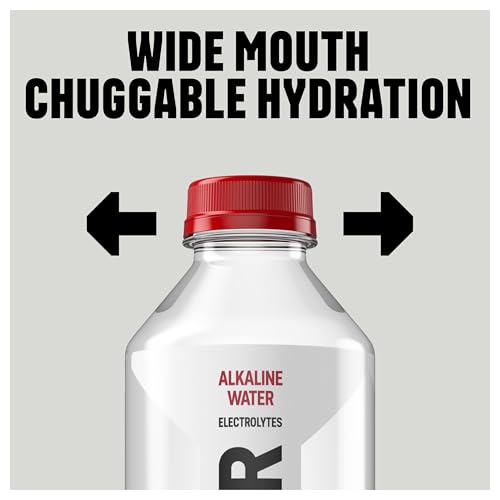 BODYARMOR SportWater Alkaline Water, Superior Hydration, High Alkaline Water pH 9+, Electrolytes, Perfect for your Active Lifestyle, 1 Liter (Pack of 6) - size: 1 Liter (Pack of 6)