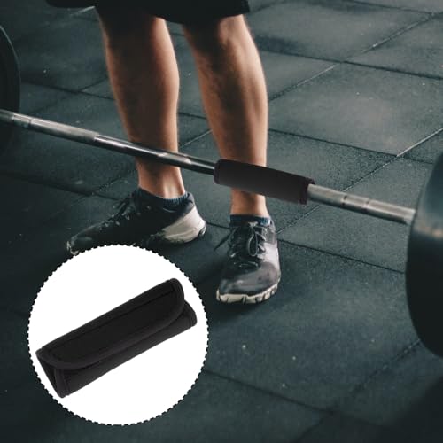 HANABASS 2 Pack Barbell Grips Weightlifting Dumbbell Handles Pad Thick Bar Wrap Cushion for Powerlifting Strength Training Horizontal Bars Cover Anti-slip Grip Support