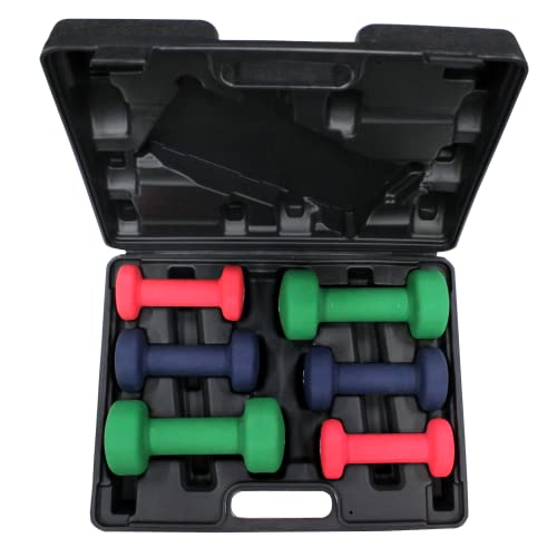Ader Neoprene Dumbbell Set - color: Neoprene DBS w/ Case