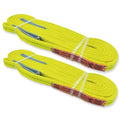2-Ply Lifting Sling Straps 1”x 20ft - 3100lbs Vertical Capacity Heavy Duty Flat Eye Lift Sling, for Rigging Moving Towing Hoisting -2Pack - Kodiak Straps - color: 2 PACK, size: 1inch x 20ft