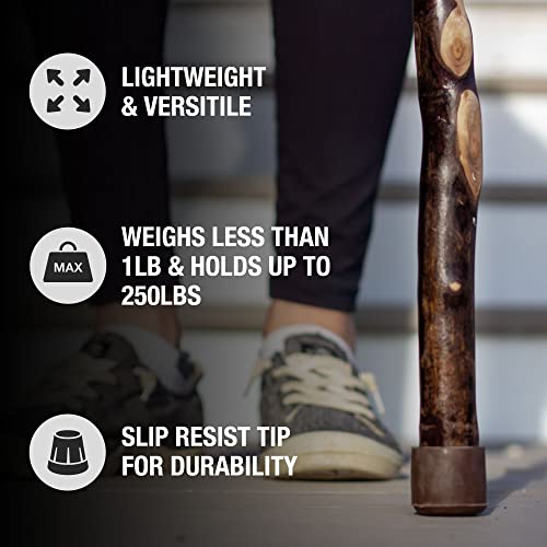 Brazos Wooden Walking Canes for Men and Women, Stable Walking Sticks for Seniors, Made in The USA - size: 34 Inch, style: American Hardwood