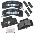 Bendix Priority1 CFM459 Semi-Metallic Front Brake Pads for Select Models Chevrolet C35, C3500, C3500HD, Express 2500, 3500, K3500, Dodge Ram 3500 Van, 4000, GMC Savana - style: CFM459