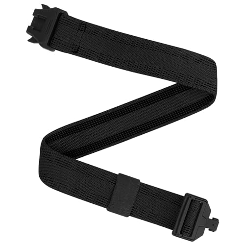 KRYDEX Tactical Leg Strap 1.5" Elastic Thigh Strap for Leg Drop Holster with Quick Release Buckle - color: Bk