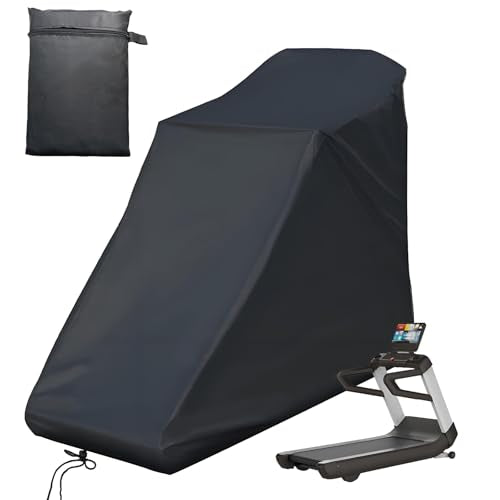 Treadmill Cover, Dustproof UV Protection Running Machine Cover, Exercise Workout Equipment Protective with Drawstring for Home Fitness Equipment Treadmill Indoor & Outdoor - size: Unfolded
