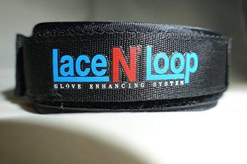 Lace N Loop Straps (Pair) - Lace-Up Boxing Glove Converter - color: Black