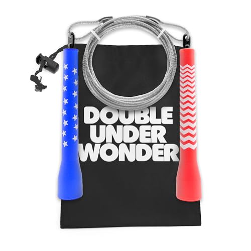 Double Under Wonder Jump Rope, Tangle-Free Speed Rope, Adjustable Speed Rope for Men, Women, Indoor Fitness Training Speed Skipping Rope, Jumping Rope, Perfect for Boxing Workout, Cardio, Endurance Training, Jump Rope for Double Unders - color: Go For Gol