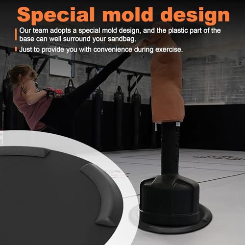 Bag Ring Mat,Bumper Kit Keeps Heavy Bags from Moving During Intense Workout | Bag Ring Mat Keep sandbag stable,Compatible with BOB Punching Dummy, BOB XL,Original Wavemaster,Rubber Material
