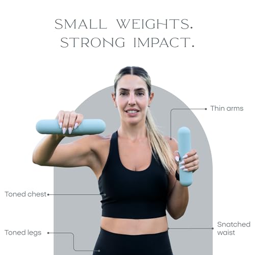 Dumbbell - Hand Weights for Exercise, Muscle Toning, Muscle Toning, Strength Building & Full Body Workout - color: BLUE, style: 4.4 lb