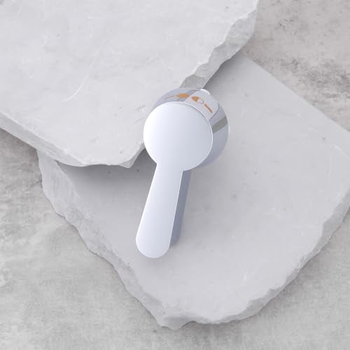 Toilet Cistern Dual Flush Lever Plastic Handle Chrome 7.8 * 6.8cm for Handle-Operated Cistern Flush System