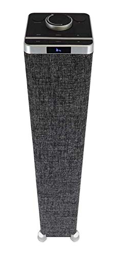 Rockville ONE-Tower Black Bluetooth Tower Speaker with HDMI/Optical/RCA | All-In-One System, USB Playback, 200W Peak, 60W RMS, Remote, Adjustable Bass/Treble, Class D Amp, Digital Display, Home Use - color: Black
