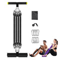 Multifunction Tension Rope Set,Upgraded Smart Stirrup Puller Adjust Sit Up Bar-Pedal Puller Tensioner Workout Bands Resistance with Abdomen/Waist/Leg/Hips/Chest/Back