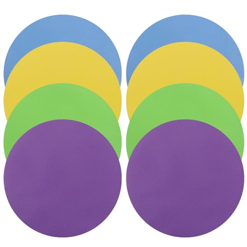8Pcs Rubber Jar Opener, Circle | Heat-insulated, Non-Slip Gripper Pads, Kitchen Tool, Multi Function Can Opener, Easy Opening/Arthritis Weak Hands - size: 8Pcs-Circle