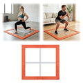 Square Training Equipment Folding Flexibility Agility Ladder Trainer Equipment Speed Training Fitness Ladder for Outdoor Indoor Home