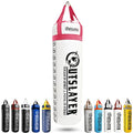 Outslayer 80 Pound Filled Punching Bag Boxing and MMA Made in USA - color: White/Pink, style: With Bottom D-Ring
