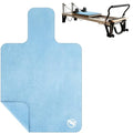 Non-Slip Pilates Reformer Mat, 1.2 mm Thick, 39 x 24 inch | Foldable Lightweight Pilates Reformer Machine Exerxise Mat Towel Cover for Gym Fitness - color: Blue