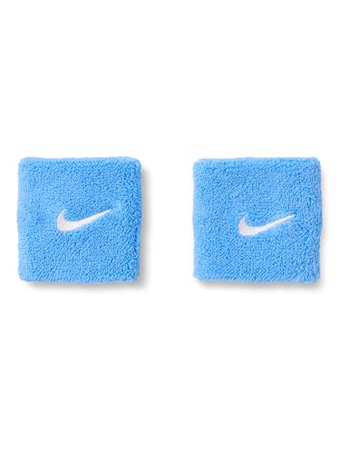 Nike Unisex Adult Swoosh Classic Wristband 2 Pack - color: University blue/white
