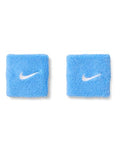 Nike Unisex Adult Swoosh Classic Wristband 2 Pack - color: University blue/white