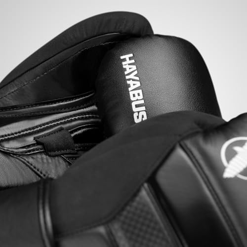 Hayabusa T3 Boxing Gloves - Sparring | Sparring Gloves, Muay Thai Gloves, Kickboxing Gloves, Heavy Bag Gloves, Boxing Gloves for Men and Women, Boxing Gloves - color: Black, size: 16oz