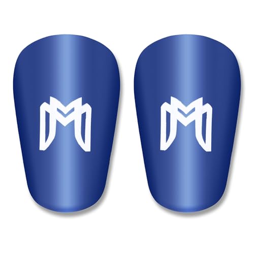 MediCaptain MiniGuards - Mini Shin Guards for Soccer Players - Tiny Shin Pads for Men, Women, Teens - Miniature Shin Guards 3.9 x 2.4 inch - Perfect for High Level Soccer Athletes - color: Blue