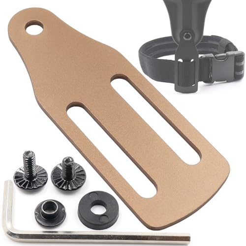 Tactical Leg Strap Drop Swivel Attachment for Holsters, Thigh Strap Belt for Leg Holster, with Quick-Release Buckle. - color: Drop Swivel Adapter-Tan