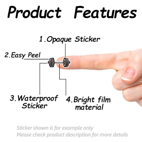 OLYCRAFT 300Pcs Self-Adhesive Sports Dumbbell Planner Stickers | 20 Sheets Fitness Equipment Stickers, Handbook Exercise Planner Sticker, Workout Tracking Sticker for Scrapbooking Journal - style: Barbell
