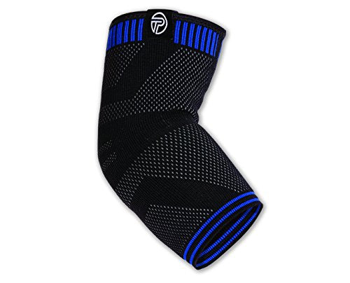 Pro-Tec Athletics 3D Compression Elbow Sleeve, Elbow Brace, Compression Sleeves, Pain Relief, Men & Women, Tennis Elbow Support, Easy to Use, Working Out - size: Large/X-Large
