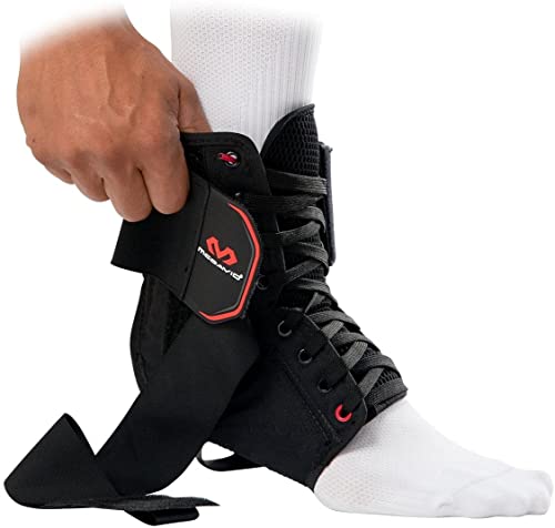 McDavid Ankle Brace Ultralight for Sprained Ankle, Figure 8 Ankle Braces, Lace up Ankle Brace, Ankle Braces for Men and Women, Ankle Support Brace and Stabilizer - color: Black, size: Small