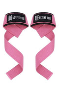 Lifting Wrist Straps for Weightlifting, Weight Lifting Straps Gym Strength Training, Neoprene Padded Wrist Support, Deadlift Straps for Men & Women, 22.5 Inch Cotton - color: Pink