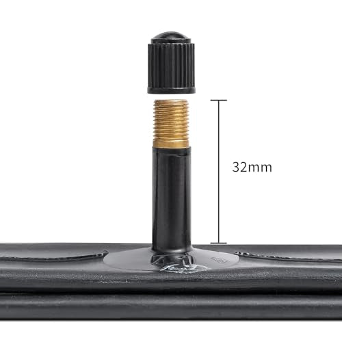 2-PCS 24x1 3/8 (37-540) Heavy Duty Bike Tubes AV32MM Schrader Valve 24x1 3/8 Inner Tubes Compatible with 24 x 1 3/8 Wheelchair Bike Bicycle Tire Tubes