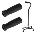 Timtin Foam Cane Handle Grip Replacement Offset Walking Hand Foam Handle for Bicycle Handlebars Walking Cane Accessories 4.53 x 0.98 x 0.98 Inch - color: Black