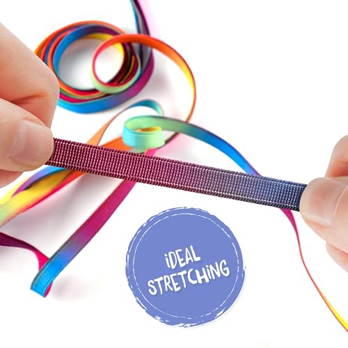 Kleintober I Chinese Jump Rope I Rubber Twist I Gummitwist I Indoor and Outdoor Toys I Stretchy Rope for Kids I with Instructions for Play I Outdoor Toys for Kids Ages 8-12