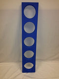 INA New Exercise EVA Foam Roller Stand Cart Rack Holds 5