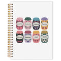 OJMFHEGEE Physical Therapy Gifts Spiral Notebook 5.5x8.3 in, Groovy Retro Floral Workout Fitness Tracker Hardcover Notebook Journal for Women Therapist, Fitness Gifts - color: Physical Therapy