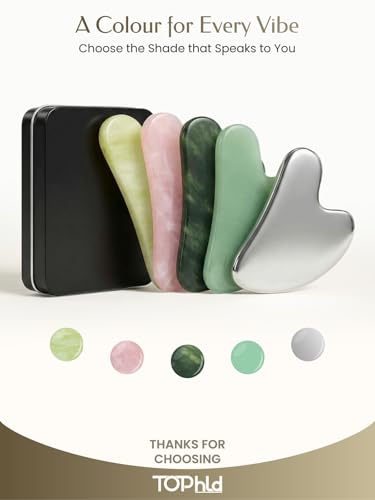 Stainless Steel Gua Sha Facial Tools, Guasha Tool for Face Acupuncture Therapy Trigger Point Treatment, Gua Sha Scraping Massage Tool - color: Silver