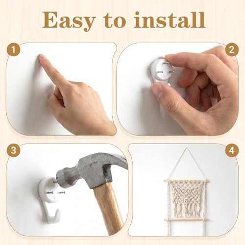 Hair Clip Holder Organizer Macrame Bow Organizer for Girls,Headband Holder Hair Accessories Storage Large Capacity Wall Hanging for Door Bedroom Wardrobe Home Decor (Beige A) (Beige A) - color: Beige A