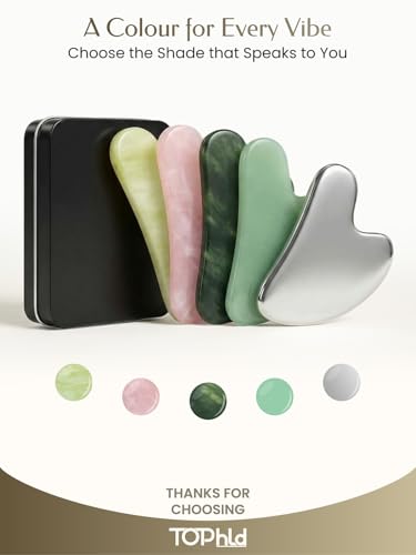 Green Stone Gua Sha Facial Tools, Guasha Tool for Face Acupuncture Therapy Trigger Point Treatment, Gua Sha Scraping Massage Tool - color: Light-green