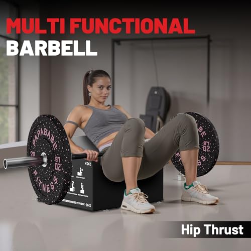PAPABABE Olympic Barbell, 4ft/5ft/6ft/6.5ft Straight Barbell Womens Olympic Barbell for Strength Training and Technique Adjusting, 2 inch Olympic Bar with Moderate Knurling For Bench Press, Squats Curls Deadlifts Weightlifting - color: 5ft Straight Bar Bl
