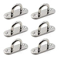 Ceiling Wall Mount Hook Heavy Duty Anchor 5mm 3/16" 304 Stainless Steel Great for Yoga Swings Hammocks/Boat Rigging/Marine Deck Hardware/Suspension Training Straps - color: 5mm ellipse