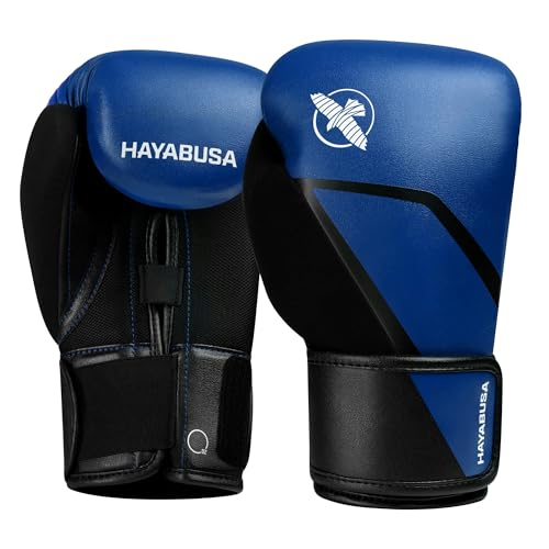 Hayabusa E1 Boxing Gloves for Kids, Youth and Teens - color: Blue/Black, size: 6oz