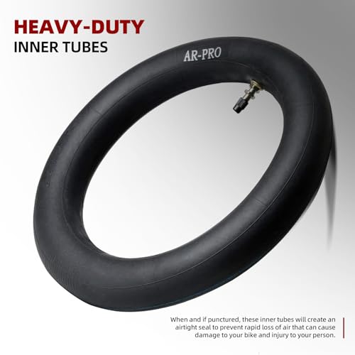 (2-Pack) AR-PRO 3.00/3.50-12" Dirt Bike Inner Tubes with TR4 Valve Stem - 80/200-12 Motocross Bike Tire Replacement Inner Tubes Compatible with Honda CRF50/XR70, Yamaha TTR 90/100, and More - size: 3.00/3.50-12"