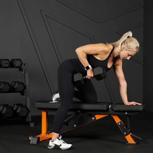 Mikolo Dumbbell Sets with Rack, Rubber Hex Dumbbells, Multiple Choices in 160/200/380/450/550LB, Hand Weights with Chrome Handle for Strength Training - style: RACK ONLY (Large / Max for 550lb)