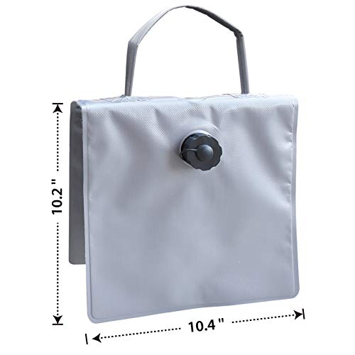 Eurmax USA 4Pcs Pack Water Weight Bags for Light Stand Photography Video Equipment,Heavy Duty Saddlebag for Backdrop Stand,Photo Tripod,Canopy,Umbrella Base,Fishing Chair,Picnic Table and etc（Grey） - color: 4pcs-gray, style: water
