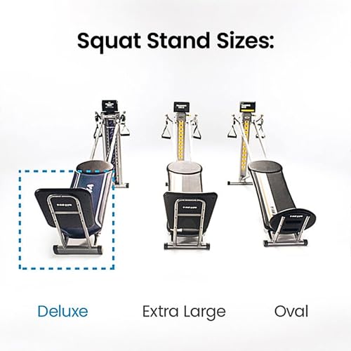 Total Gym Deluxe Squat Stand, Large Joint-Friendly Platform for Deeper Squats, Plyo Jumps & Pilates, Compatible with All Total Gym Models, Black