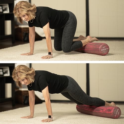 OPTP PRO-Roller Soft Density Foam Roller – Round, Pink, 36" x 6" | Low density soft foam roller for physical therapy, Pilates, yoga foam roll exercises & muscle recovery, pink 36" x 6" - color: Pink 36" X 6"