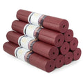 Voyage 5mm Studio Yoga Mats, 10 Pack, 72x24in | Extra Long, Anti-Tear Exercise Mats for Workout, Stretching, Fitness - Non Slip Gym Mats for Home, Schools and Studios - color: Burgundy