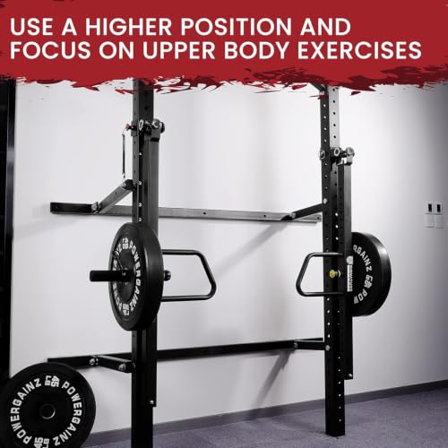 Fitvids Upgraded Adjustable Jammer Arms, Lever Arms, Monolift Attachments Rated 600 LB Per Arm, Fits Racks at All Post Sizes and Hole Sizes, Pair - style: 2nd JAMMERARMS