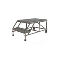 Tri-Arc WLWP022436 2-Step Forward Descent Mobile Steel Work Platform, 24-Inch x 36-Inch Platform - size: 24" x 36", style: 2-Step